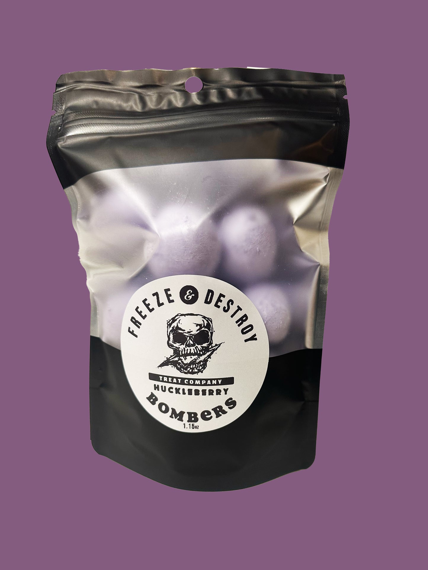 Huckleberry Bombers - Freeze-Dried (Salt Water Taffy) 1.75oz